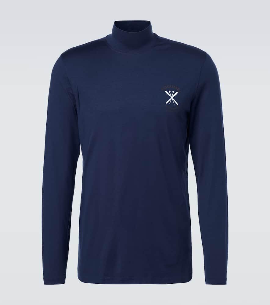 

Шелковая футболка для катания на лыжах Brunello Cucinelli, C8239