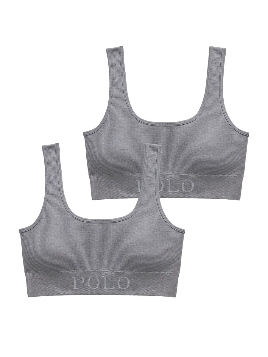 

Бюстгальтер-бралетт Polo Ralph Lauren Club Cotton, серый