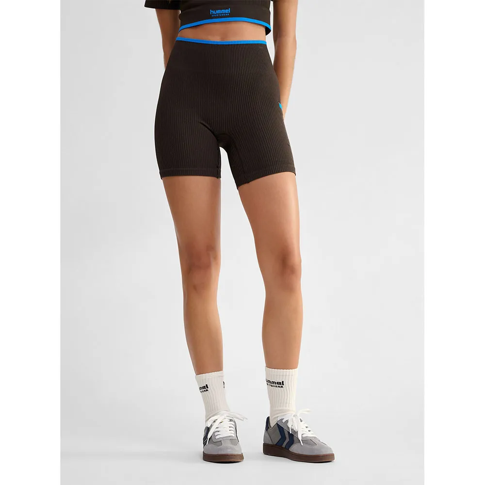 

Леггинсы Hummel Knitted short, коричневый