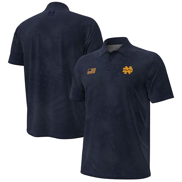 

Мужская поло Notre Dame Fighting Irish Freedom Collection Armourfuse в темно-синем цвете Under Armour