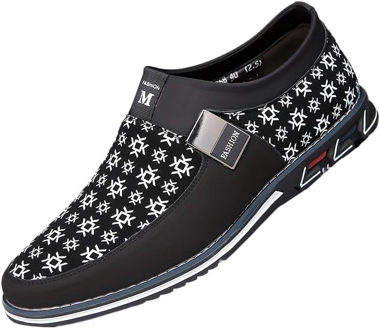 

Модные мужские деловые повседневные туфли, формальные прогулочные, большого размера для среднего возраста Fmshi, белый