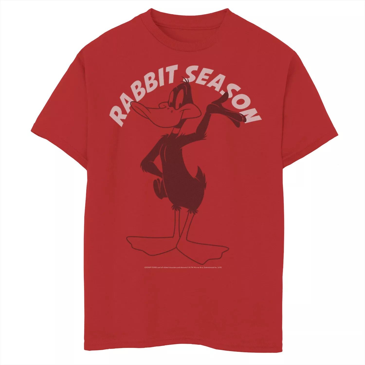 

Футболка с рисунком «Daffy Duck Rabbit Season» для мальчиков 8–20 лет Looney Tunes Licensed Character