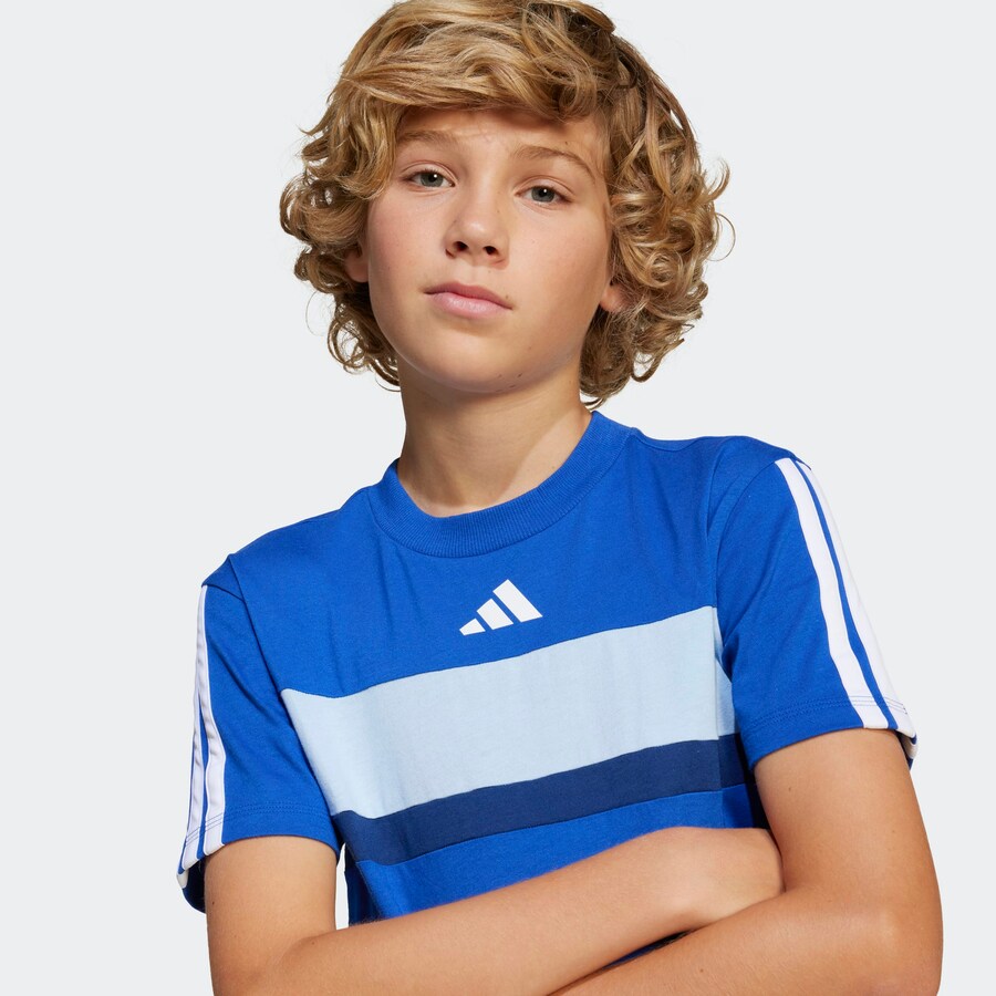 Футболка Performance ADIDAS SPORTSWEAR, цвет Blue/marine blue/Light blue — фото 4