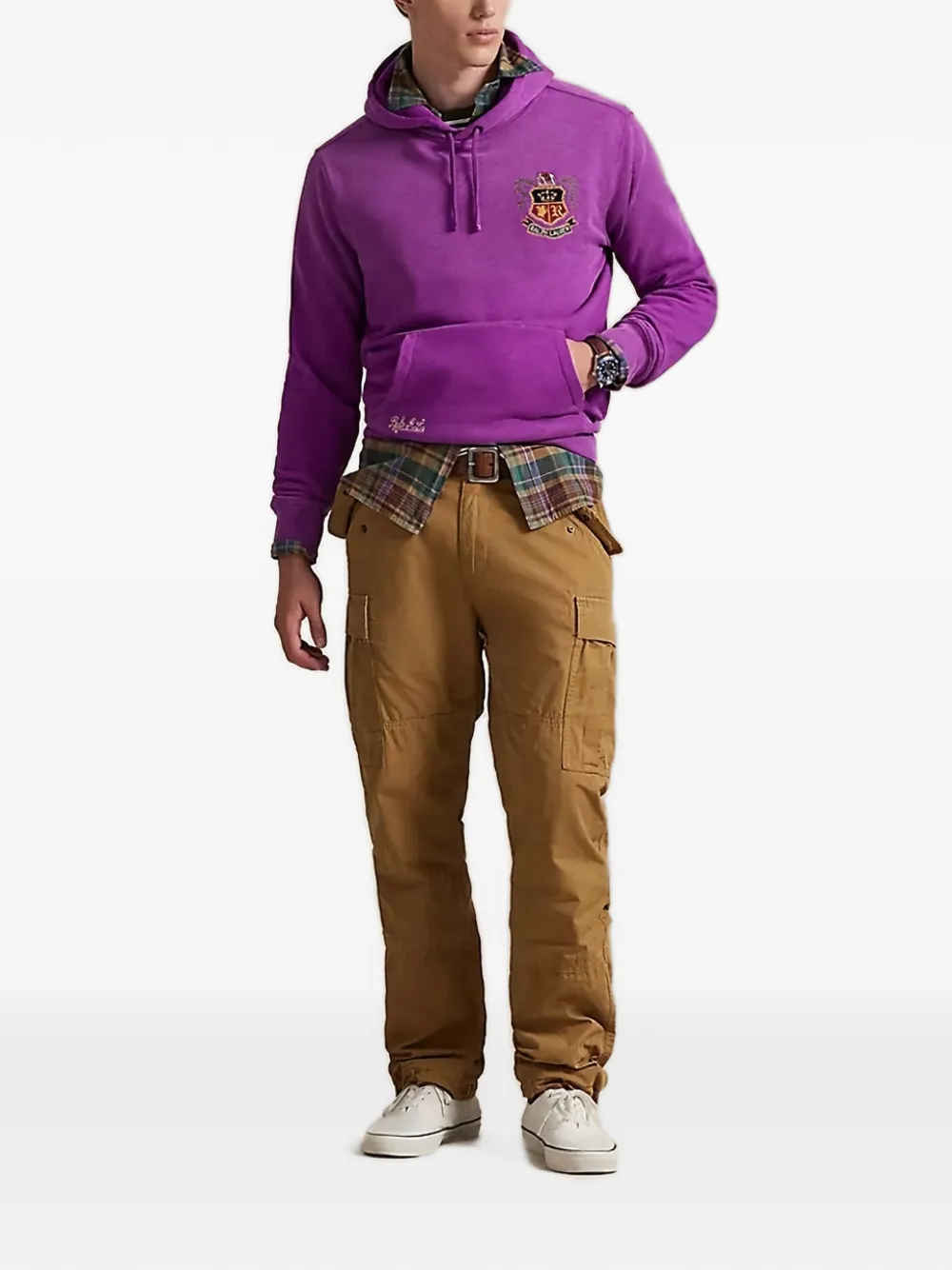 Карго-брюки с карманами Polo Ralph Lauren, коричневый — фото 2
