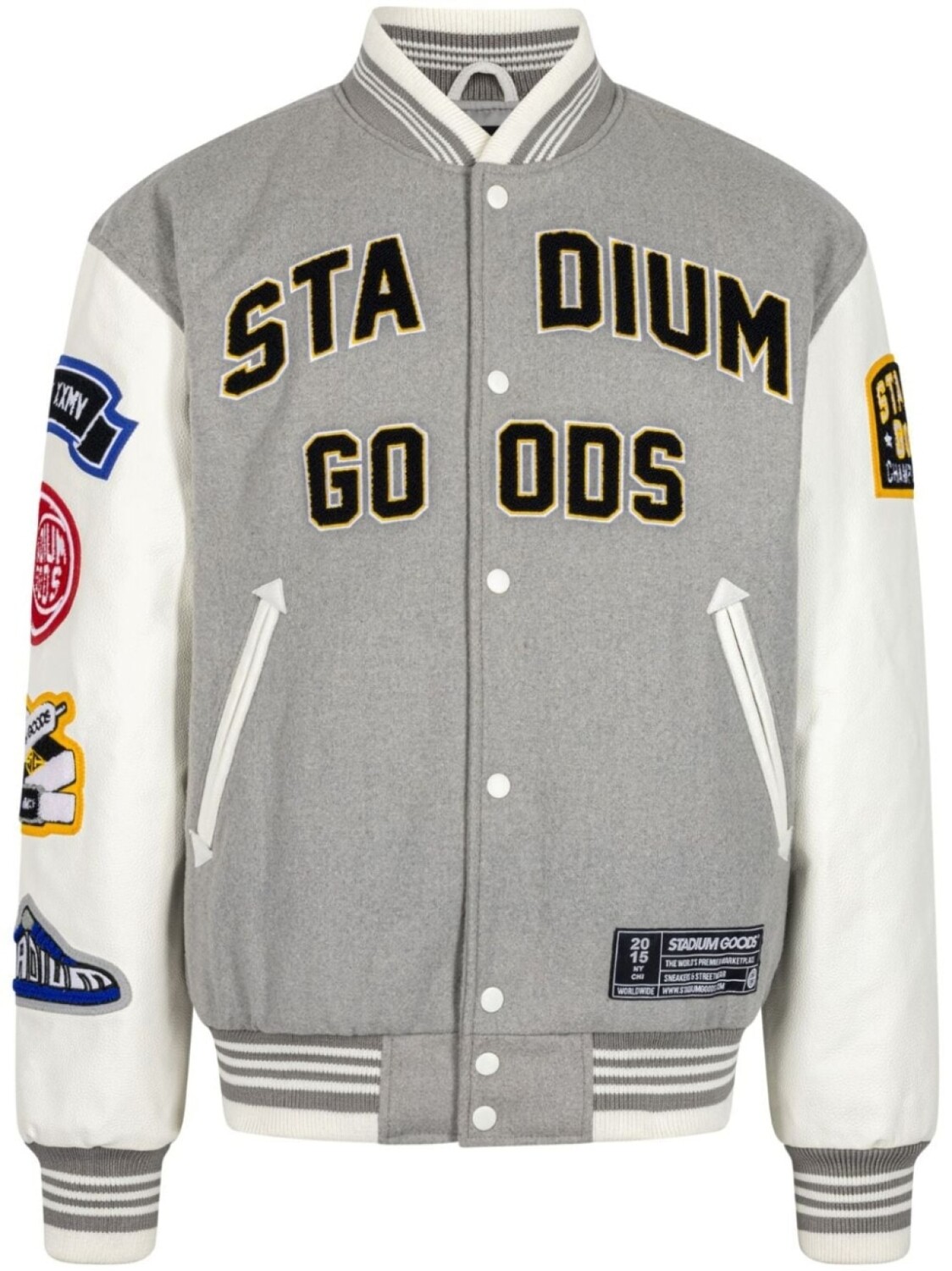 

Шерстяной бомбер Champions League STADIUM GOODS, серый