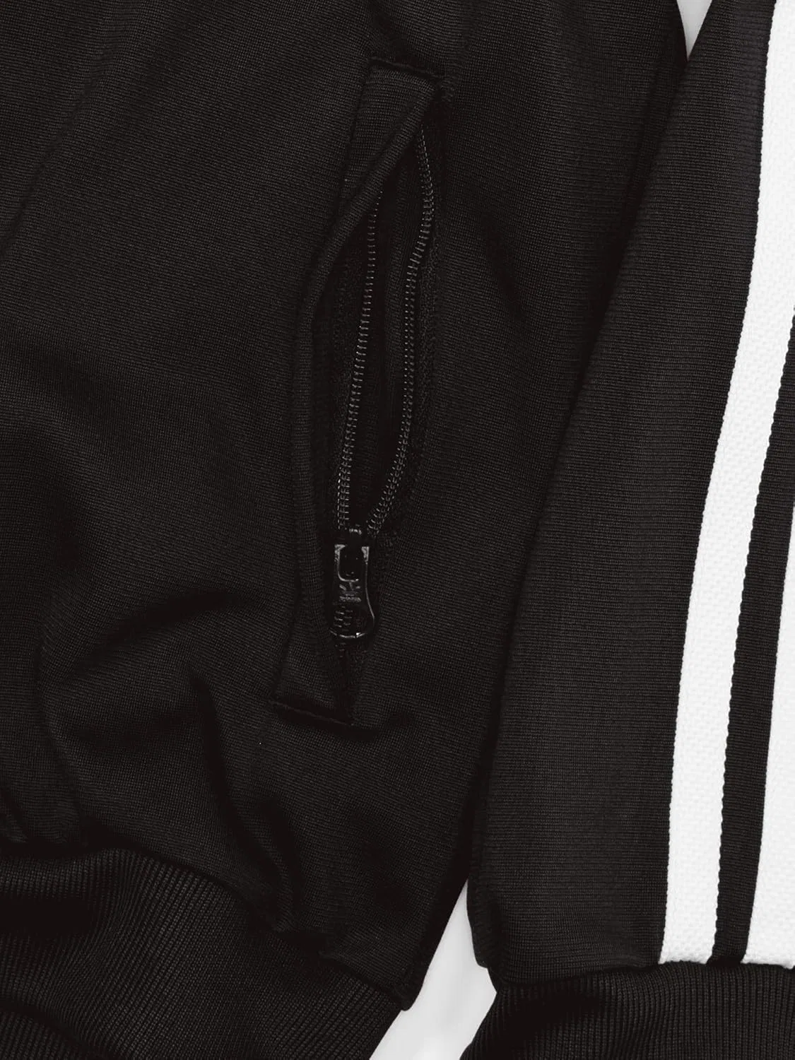 Толстовка трековая adidas Originals, Black / White — фото 2