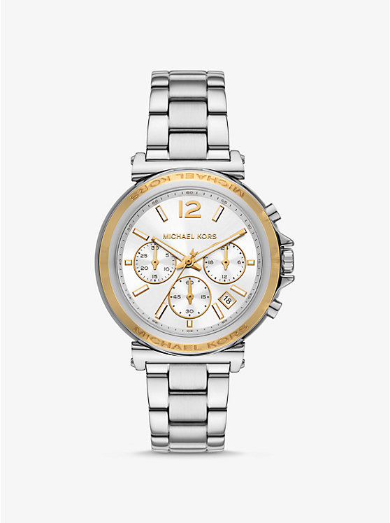 

Крупные часы Maren серебристого цвета Michael Kors, мультиколор