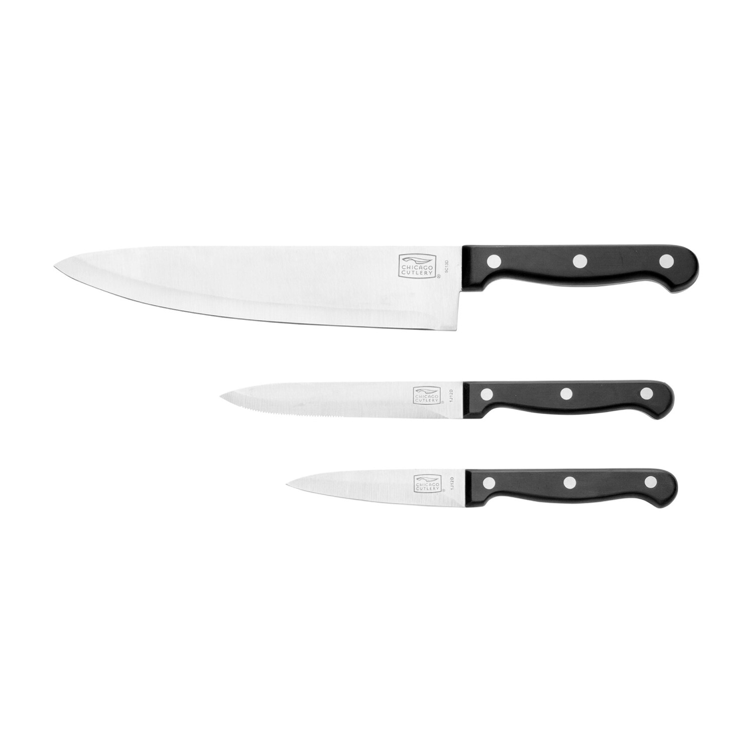 

Набор ножей Chicago Cutlery Essentials 3 шт, черный