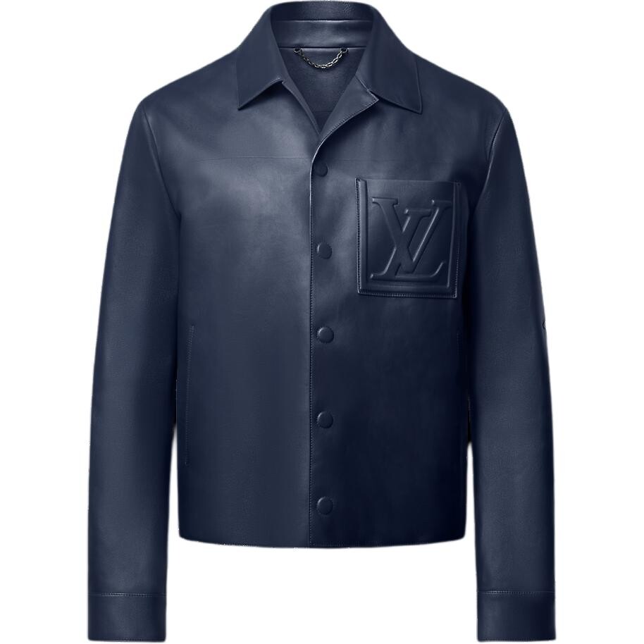 

Кожаная куртка мужская Marine Blue Louis Vuitton