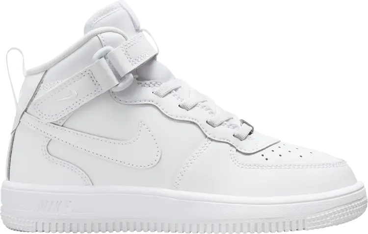 

Кроссовки Force 1 Mid EasyOn PS 'Triple White', белый