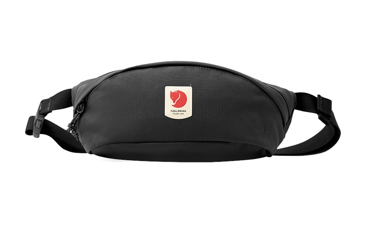 

Fjallraven Двухлитровая наплечная сумка через плечо поясная сумка рюкзак для активного отдыха, Black