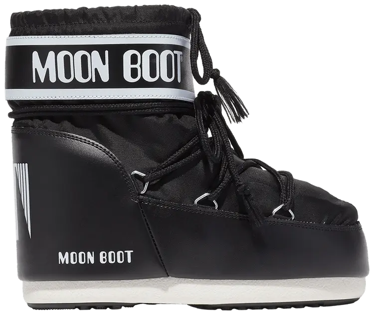 

Низкие нейлоновые ботинки Moon Boot Icon, черный