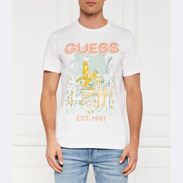 

Футболка стандартного кроя West Coast Guess, белый