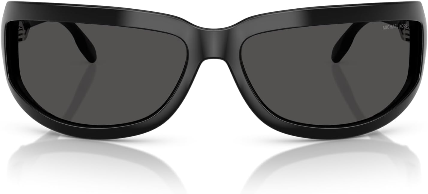 

Michael Kors мужские солнцезащитные очки Mk2226 Zion прямоугольные, Black/Dark Grey Solid