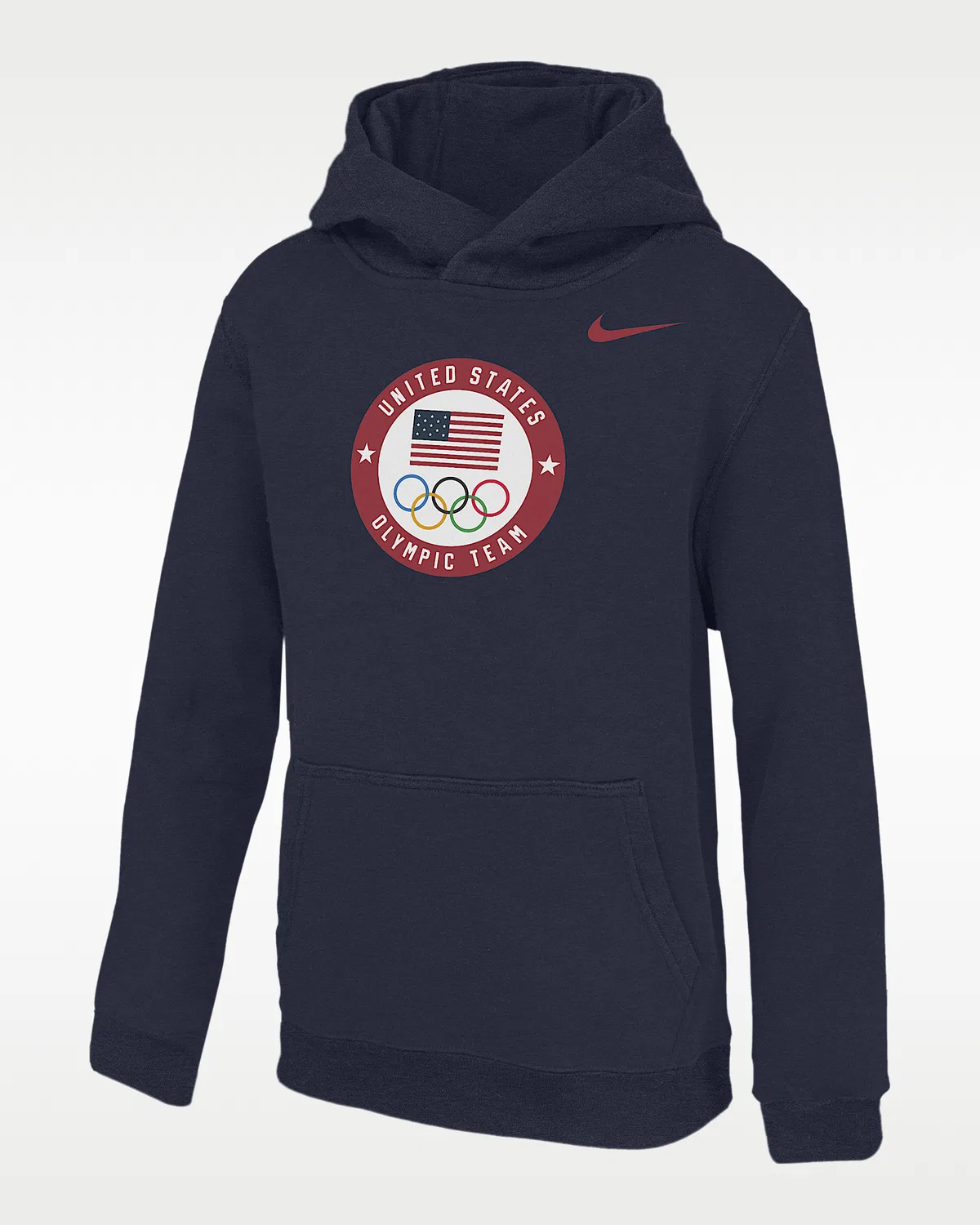 Детская флисовая худи Nike "Team USA" Club Fleece, College Navy