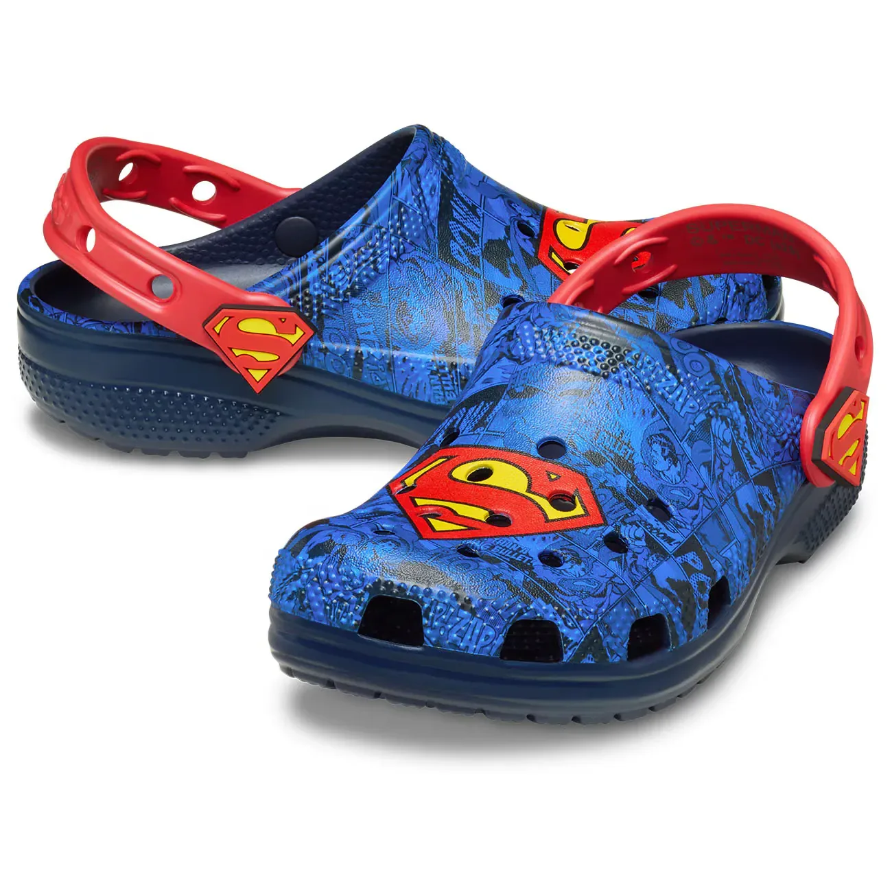 Детские сабо Superman Classic Clog K Crocs, мультиколор — фото 2