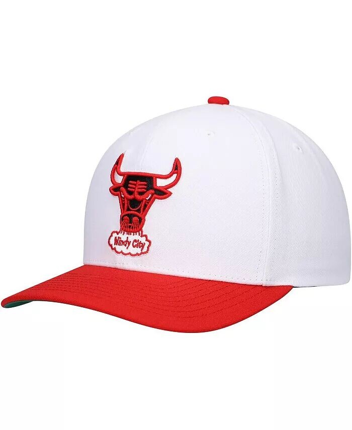 

Мужская белая, красная кепка Chicago Bulls Hardwood Classics Core 2-Tone 2.0 Pro Snapback Mitchell & Ness