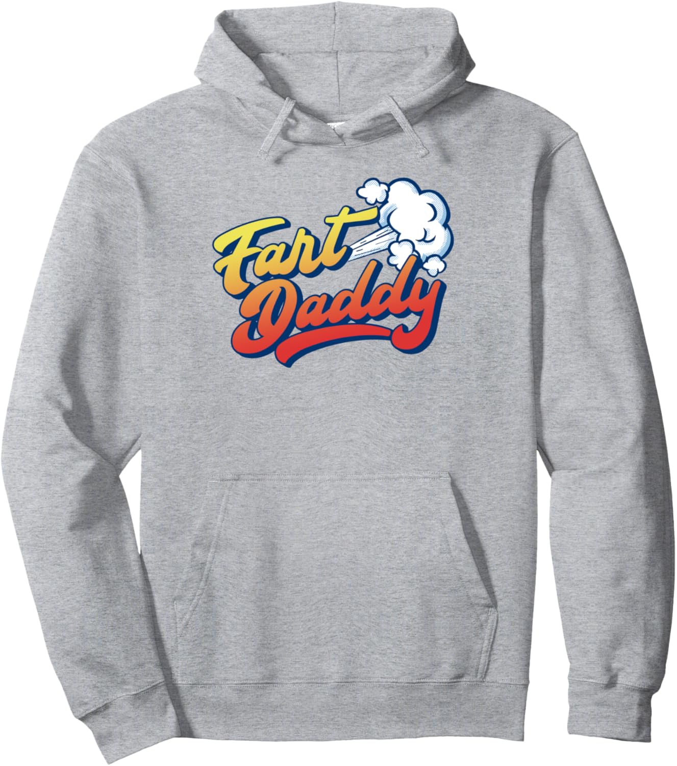 

Забавная винтажная толстовка с логотипом Папа-пердун из 70-х, ретро-стиль The Thrillmatic, серый