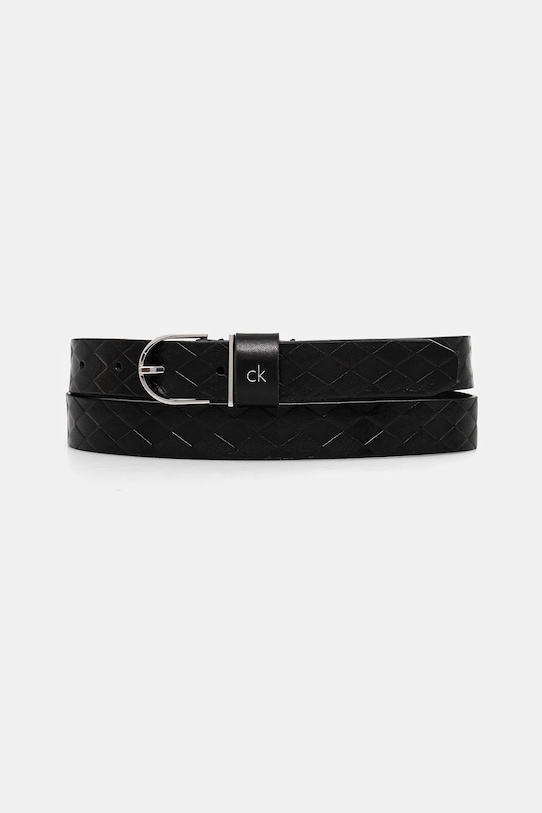 

Кожаный ремень Calvin Klein, черный