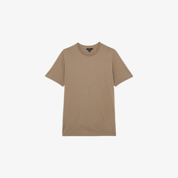 

Футболка Reiss из хлопкового джерси, коричневый