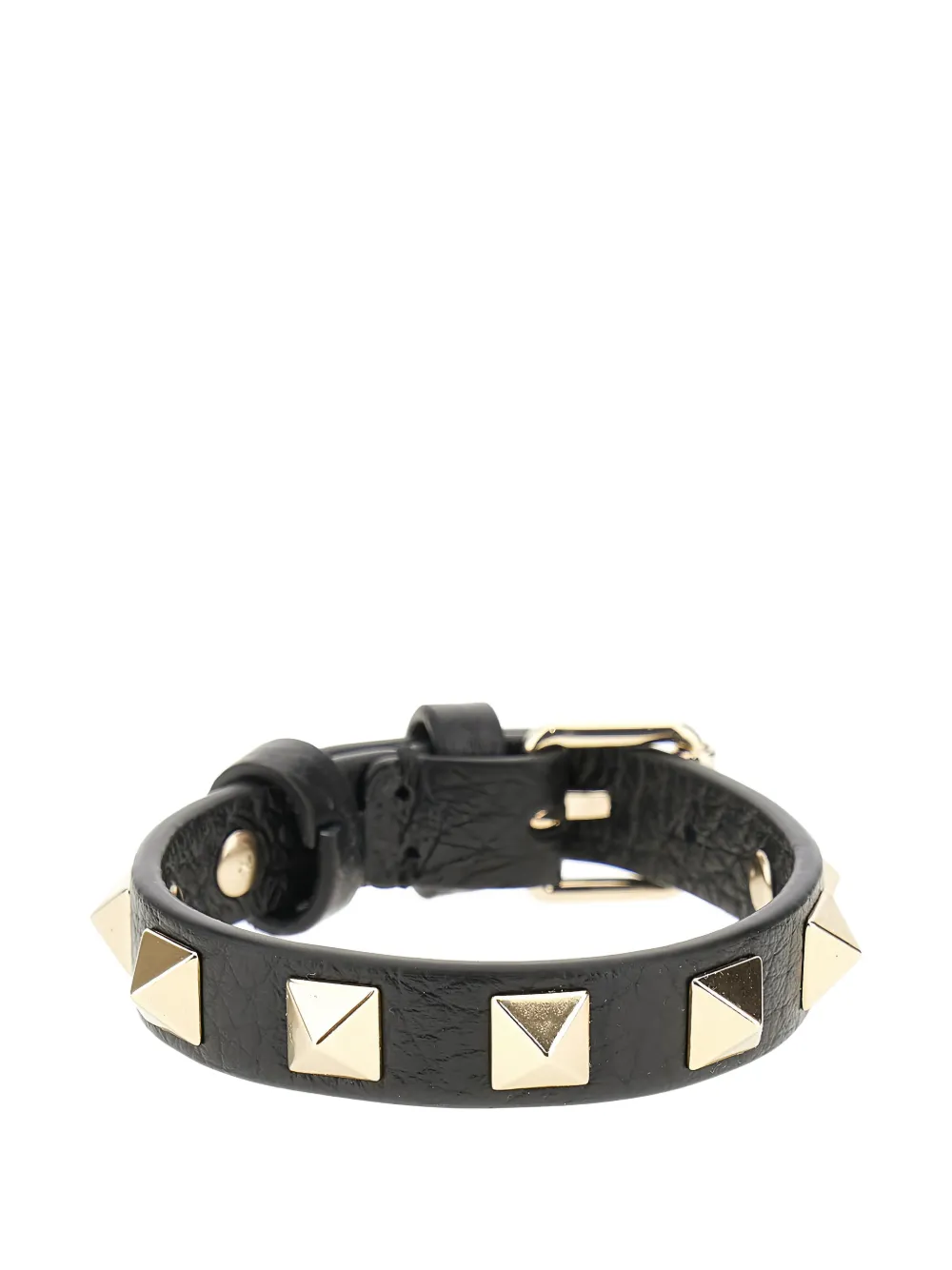 

Браслет с пирамидальными шипами Valentino Garavani, черный