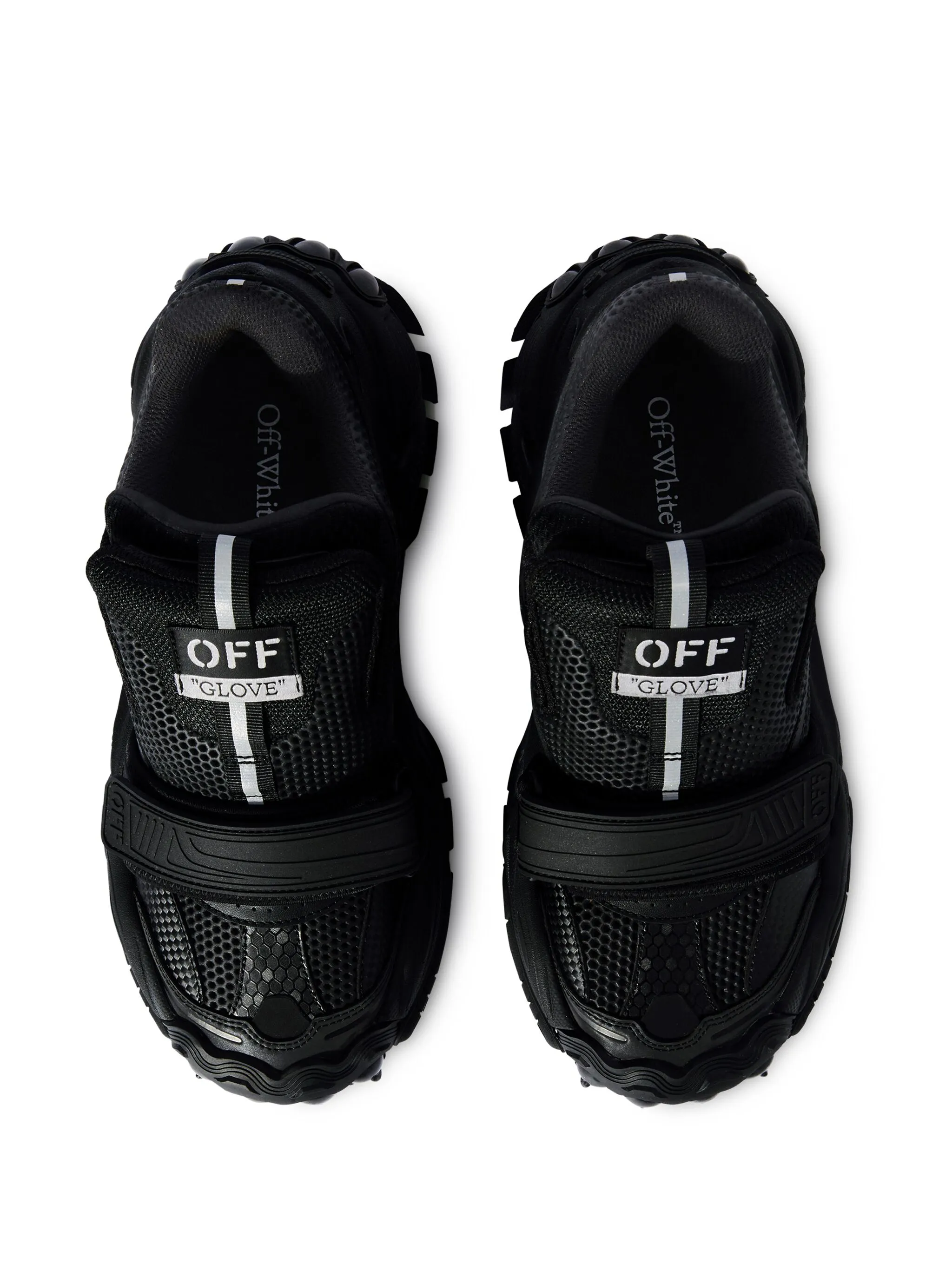 Массивные кроссовки Glove со вставками Off-White, черный — фото 4