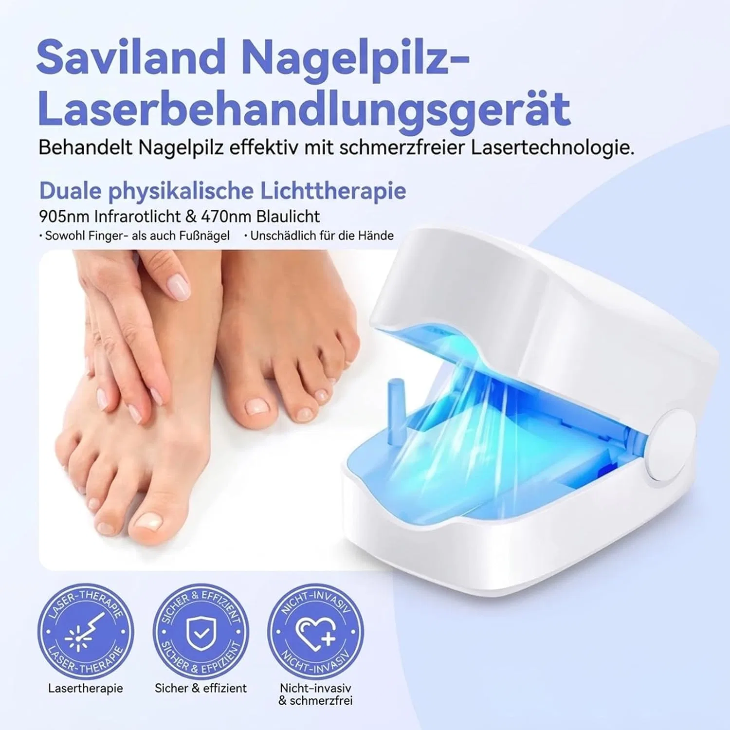 Лазерное устройство для здоровых ногтей Noyra Care Forbany — фото 4