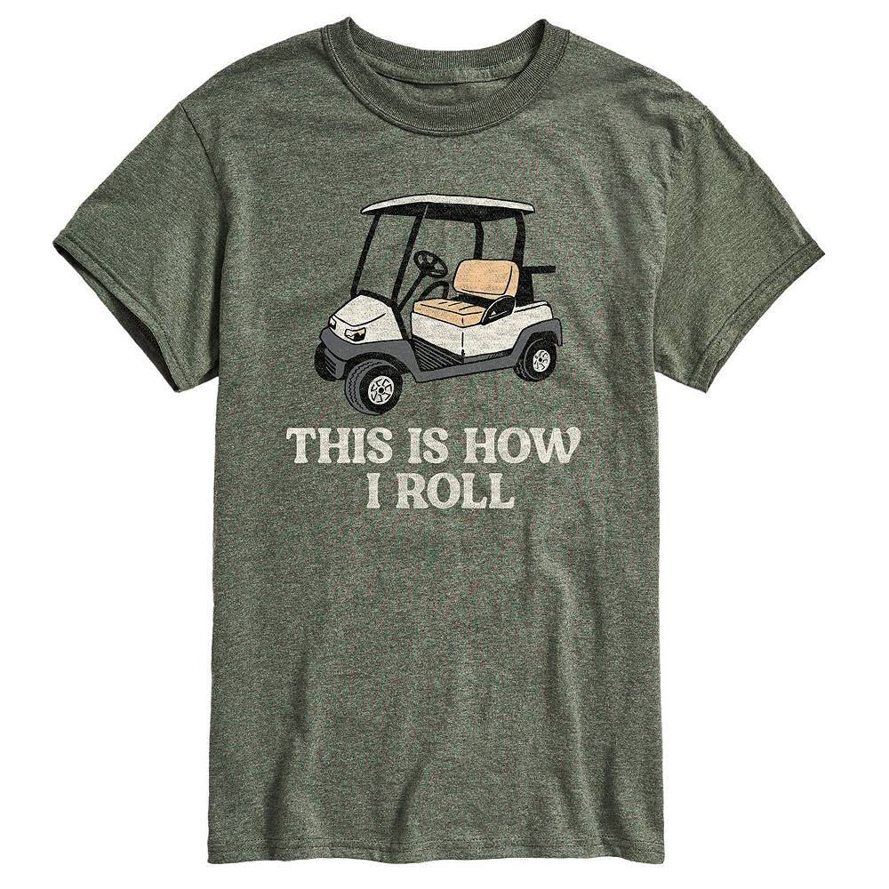 

Мужская футболка с рисунком This is How I Roll Licensed Character, зеленый