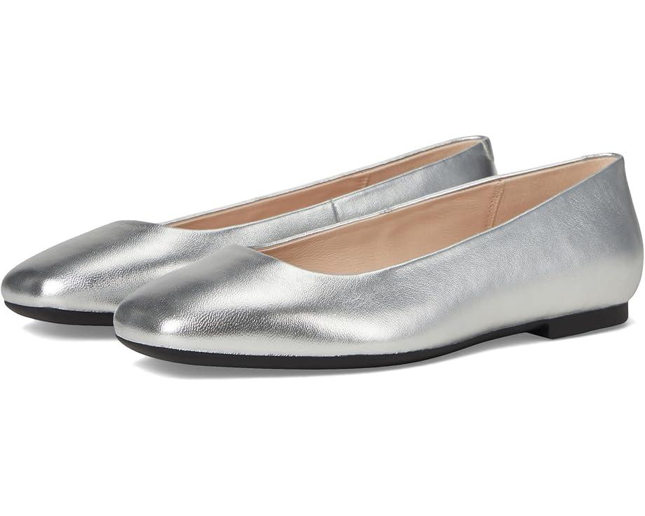 Балетки ECCO Margot Plain Ballerina Flat, цвет Pure Silver
