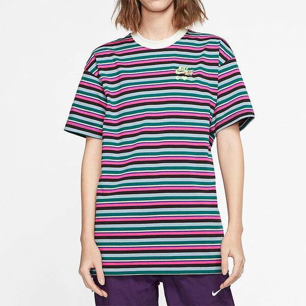 Футболка lab stripe tee x olivia kim Nike, мульитколор — фото 3