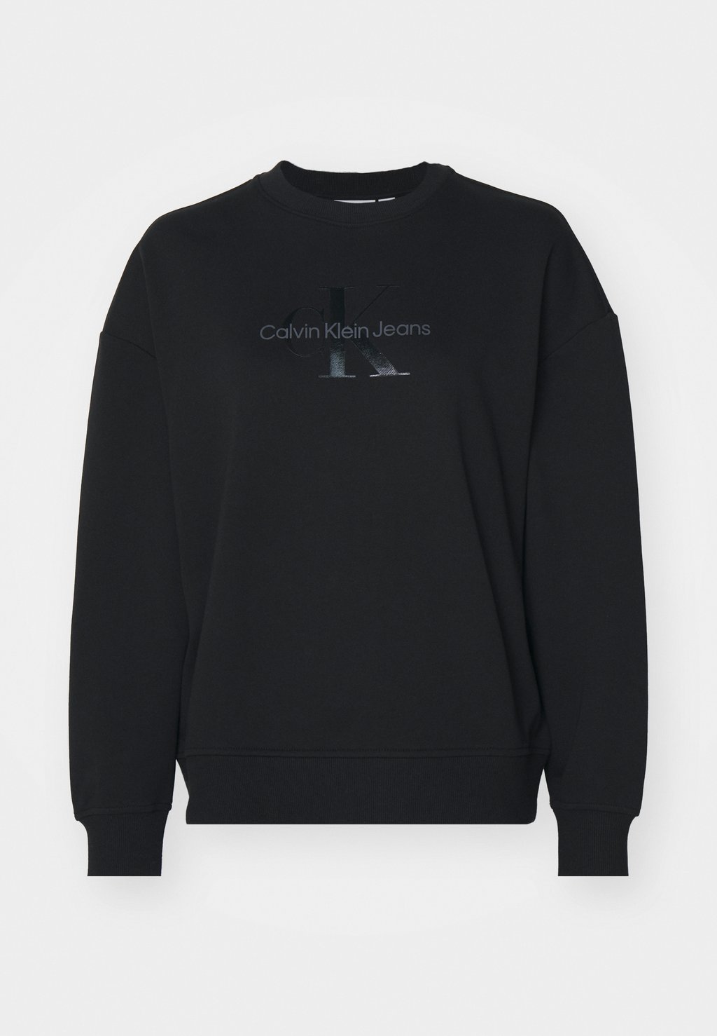 

Толстовка GLOSSY MONOLOGO REGULAR CREWNECK Calvin Klein Jeans, черный