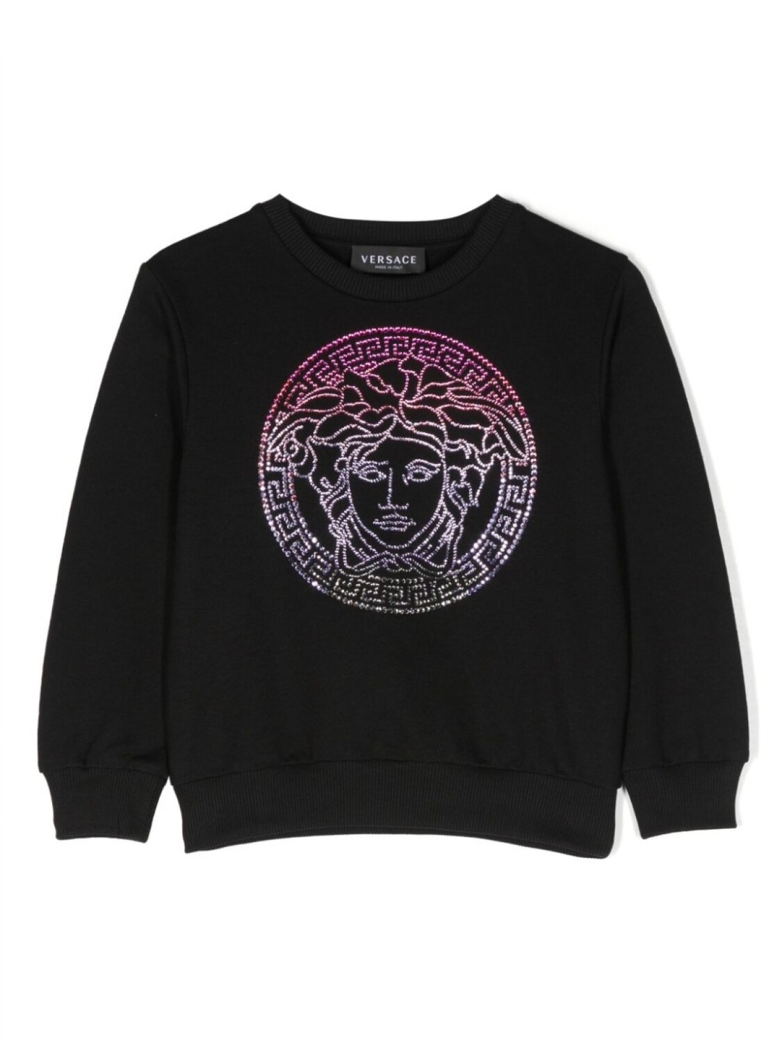 

Versace Kids толстовка с принтом Medusa-Head, черный