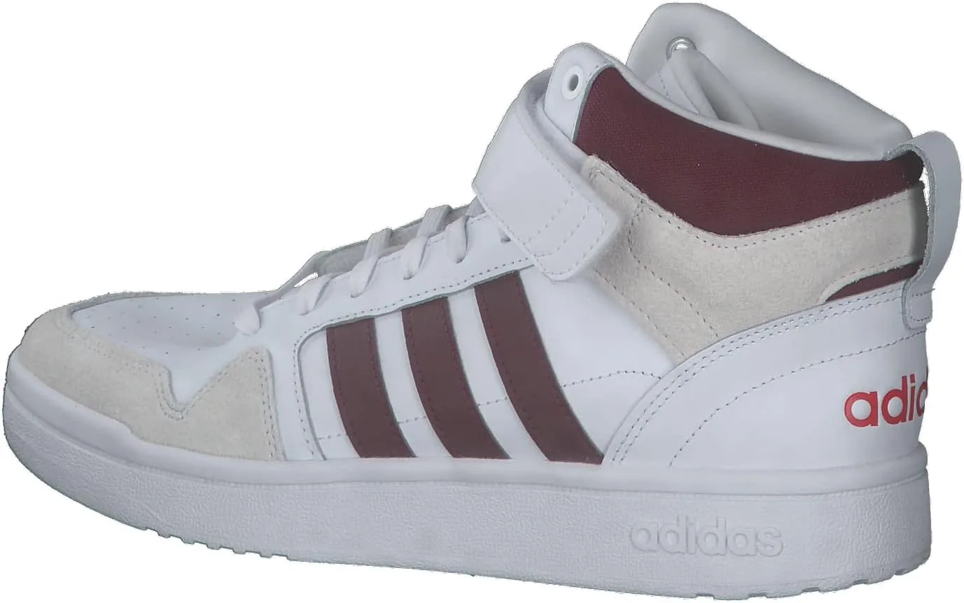 Мужские кроссовки Adidas Originals Postmove Mid, белый/красный — фото 3