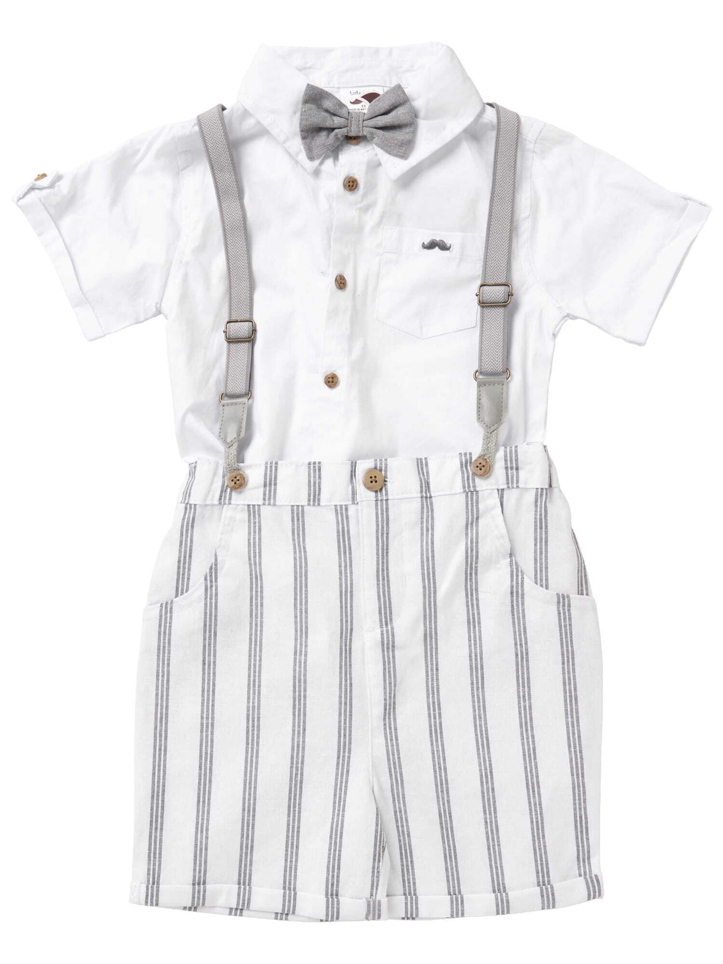 

Little Gent Классический сет в светло-сером цвете