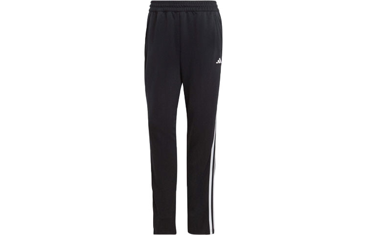 

AEROREADY Трикотажные спортивные штаны женские черные Adidas