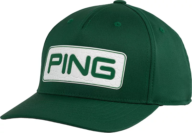 

Мужская кепка для гольфа PING Heritage Tour Snapback, зеленый