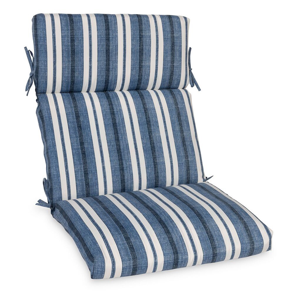 

Подушка для стула Sonoma Goods For Life для дома и улицы, цвет Blue Stripe