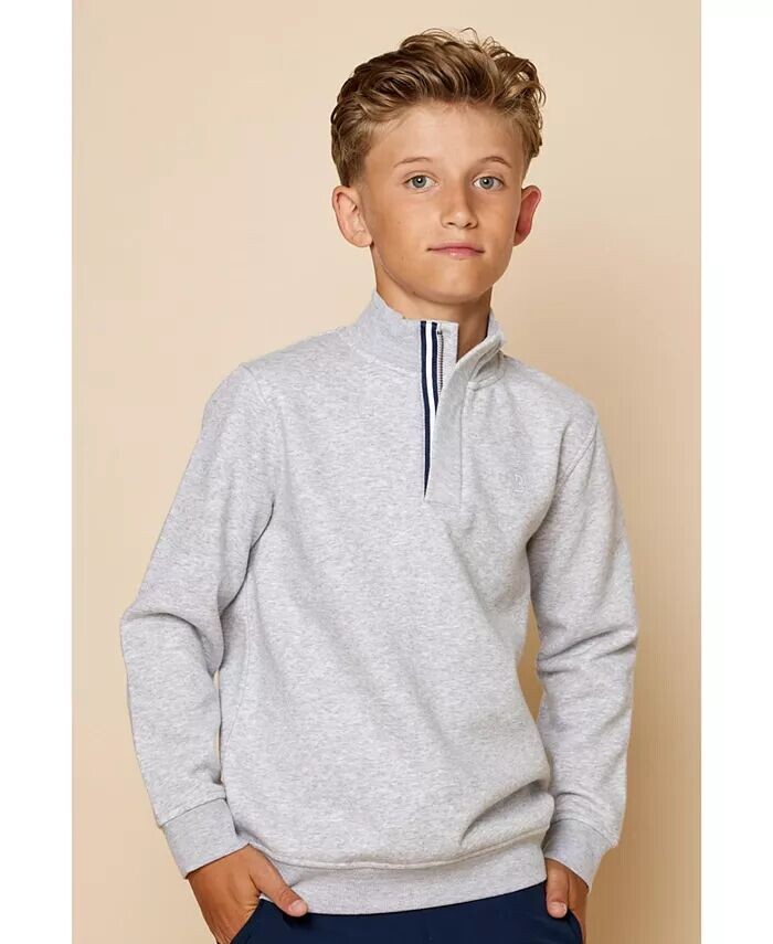 

Толстовка с молнией до четверти для Big Boys Brooks Brothers, серый