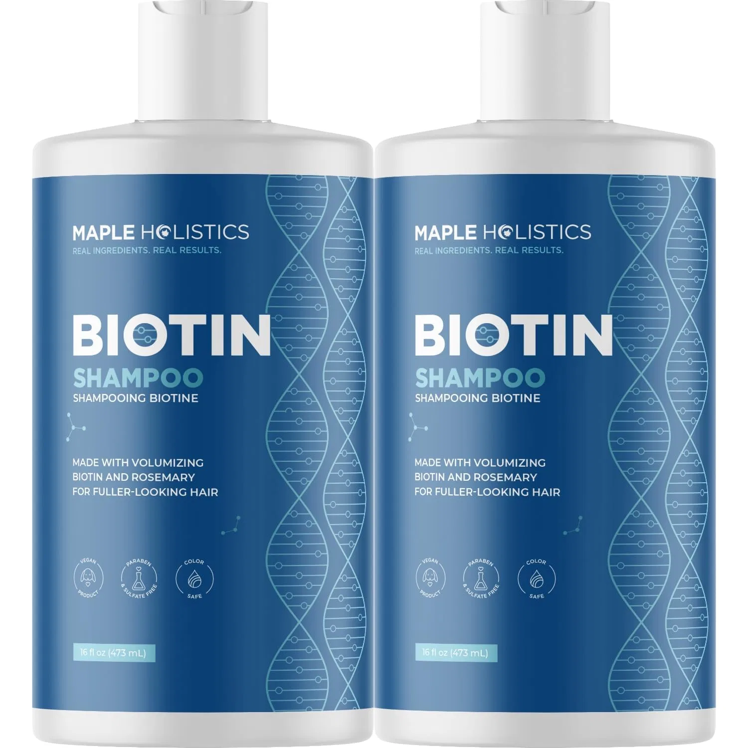 Шампунь Maple Holistics Biotin Volume для тонких волос с розмарином и аргановым маслом Maple Holistics