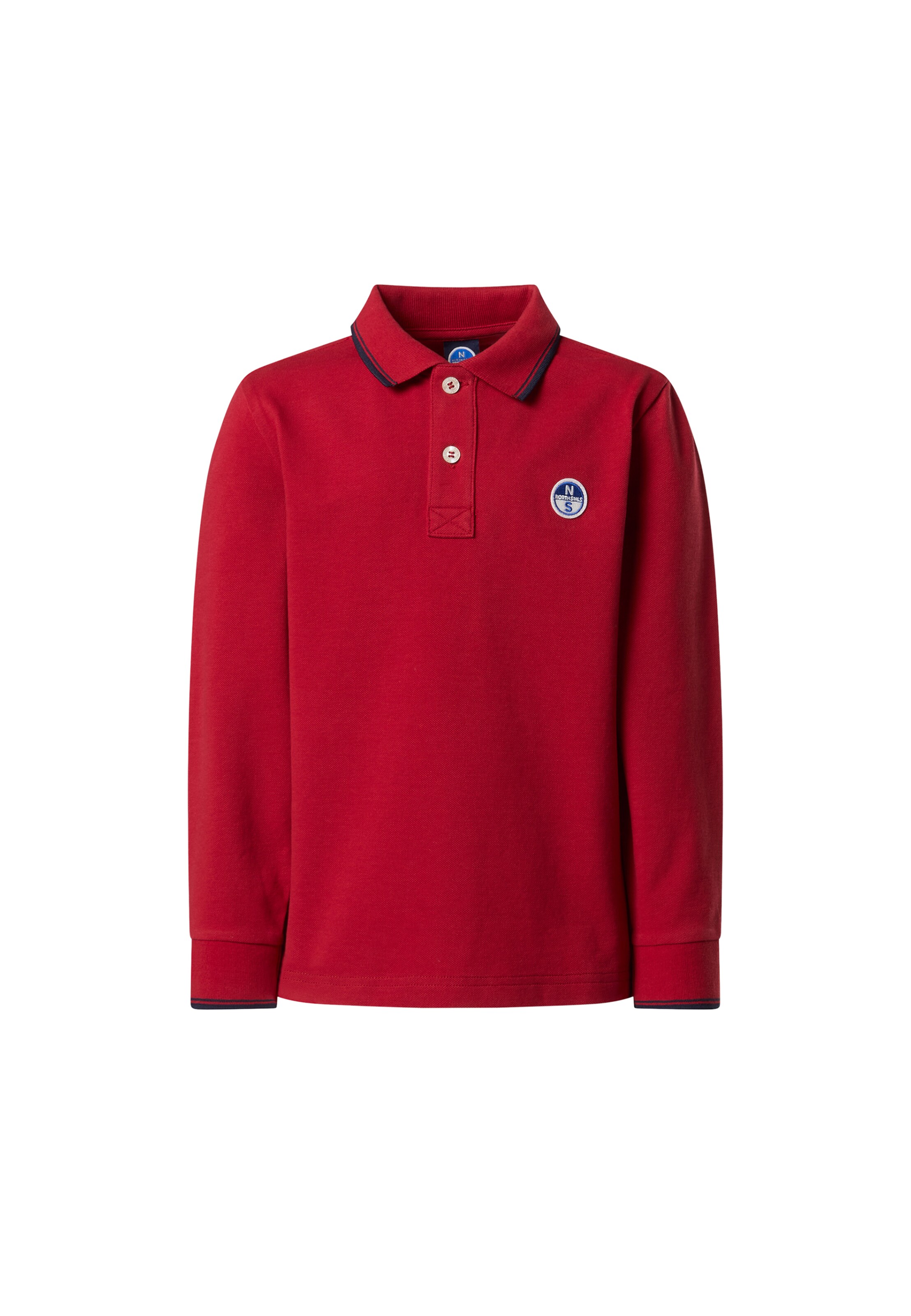 

North Sails Лонгслив в темно-красном цвете
