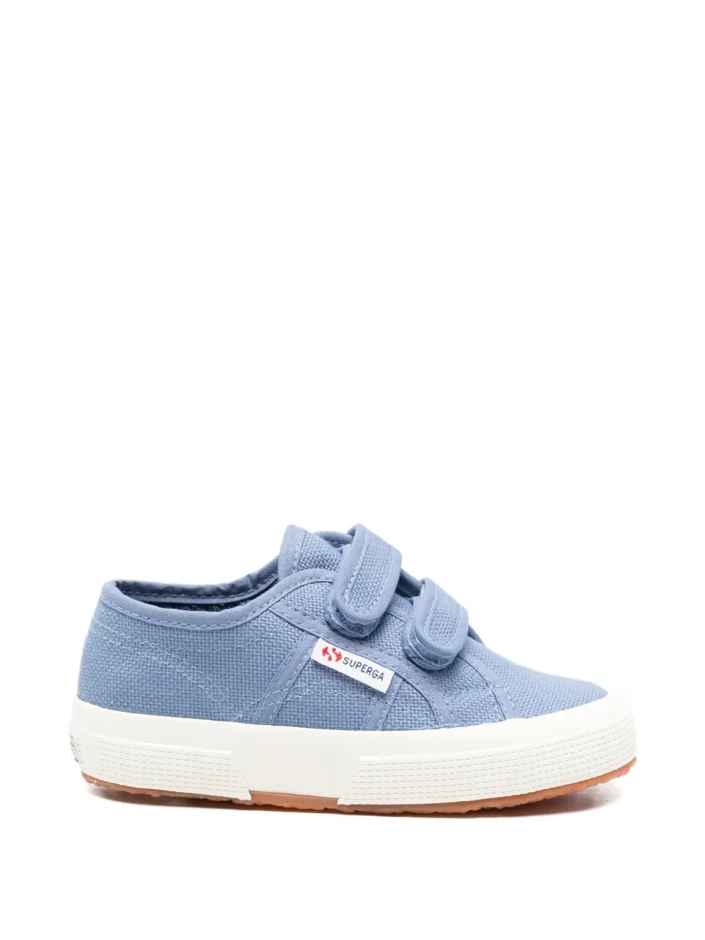 Кроссовки 2750 Classic на липучках Superga Kids, синий