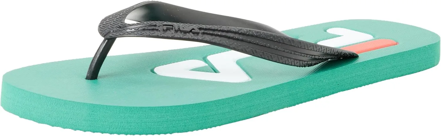 Мужские сандалии Fila Troy с мягкими искусственными ногтями, черный/зеленый
