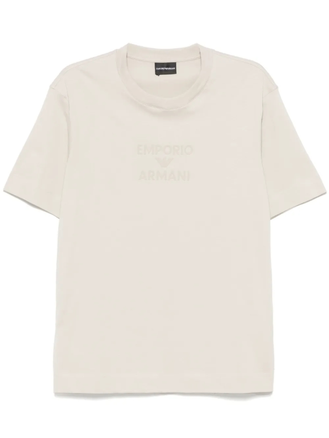 

Футболка с логотипом Emporio Armani, серебряный
