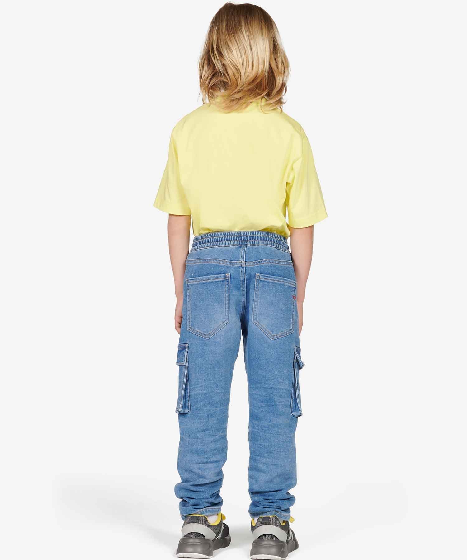 Детские и подростковые джинсовые брюки DIESEL, Indigo — фото 4