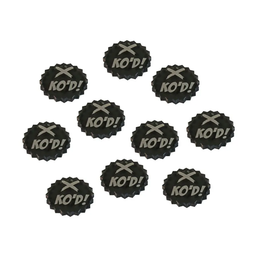 

Кризисный протокол — выбитые жетоны, полупрозрачные серые, Marvel Crisis Protocol Gaming Accessories (Litko Aerosystems)