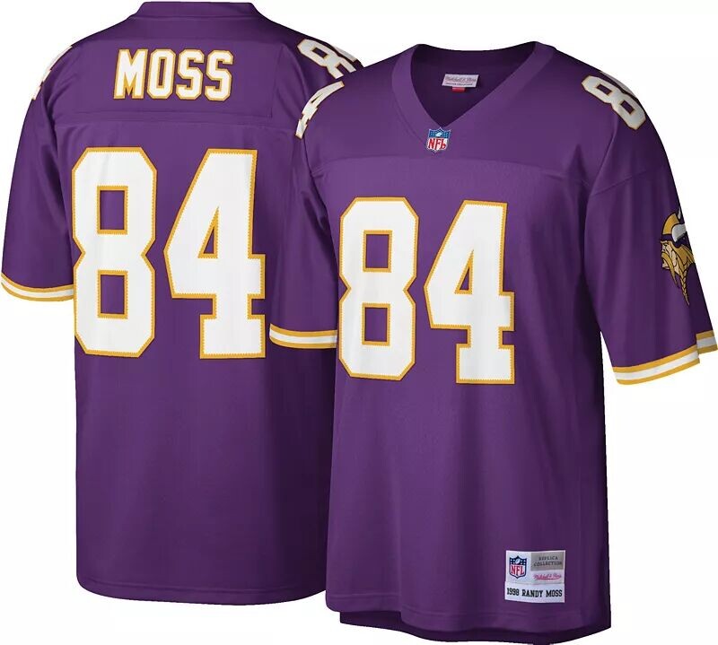 

Мужская майка Mitchell & Ness Minnesota Vikings Randy Moss № 84, 1998 год.