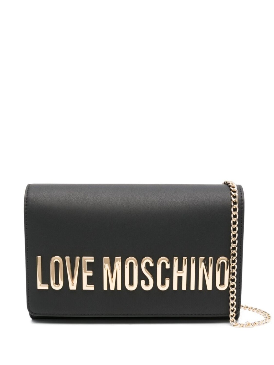 

Сумка кросс-боди Love Moschino на цепочке с логотипом, черный