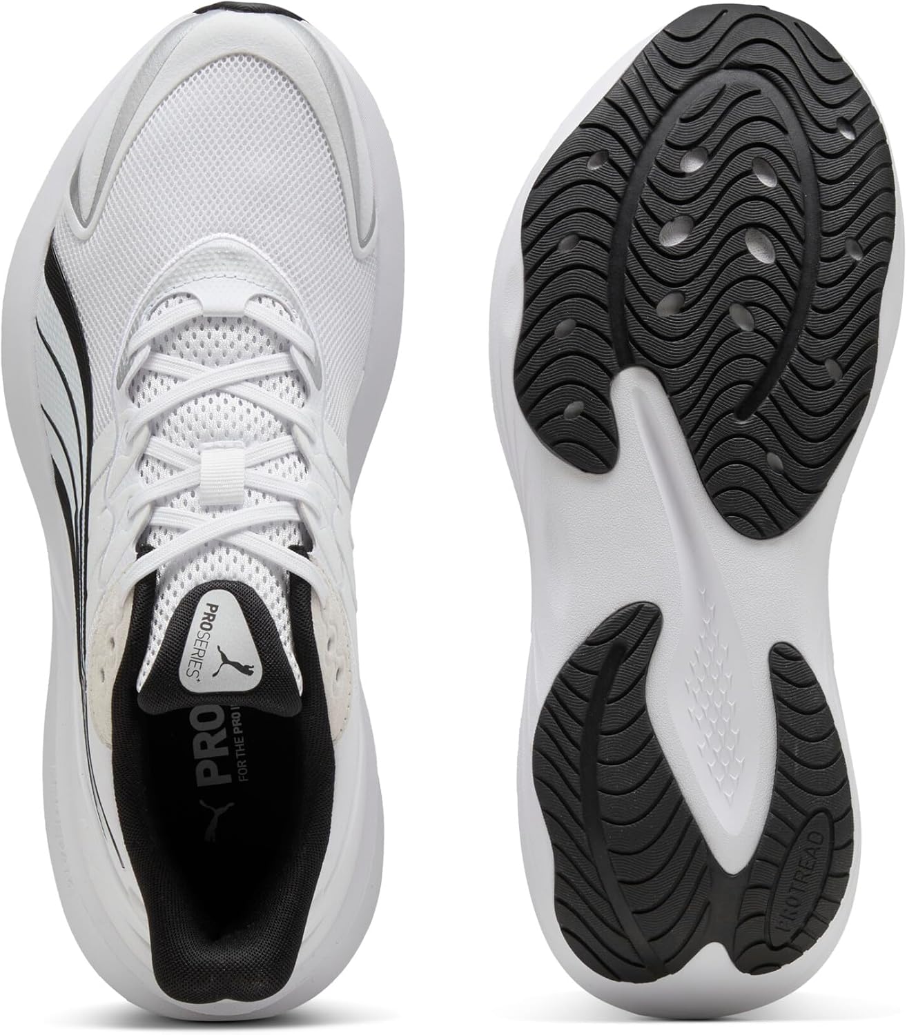Мужские беговые кроссовки Puma Pulse Pro, белый/черный — фото 4