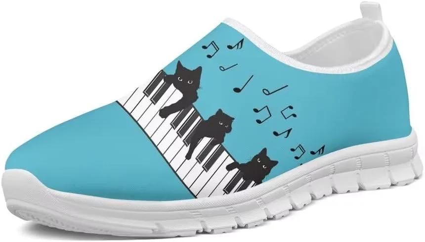 

Женские кроссовки Forchrinse Purple Owl Plum Blossom для прогулок, мужские слипоны, теннисные кроссовки, модные с 3D принтом животных, повседневные лоферы, легкие, черный