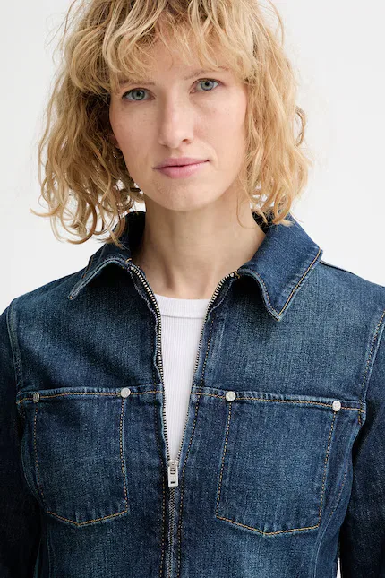 Куртка джинсовая Y2K Stretchted Levi's, синий — фото 4